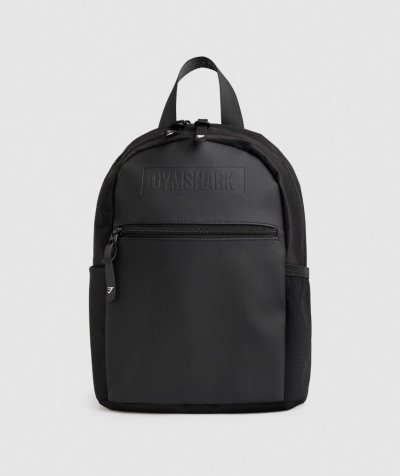 Black Men's Gymshark Everyday Mini Backpacks | CA5937-855