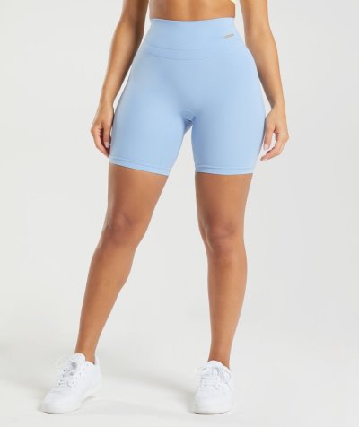 Blue Women's Gymshark Whitney Cycling Shorts | CA1325-972