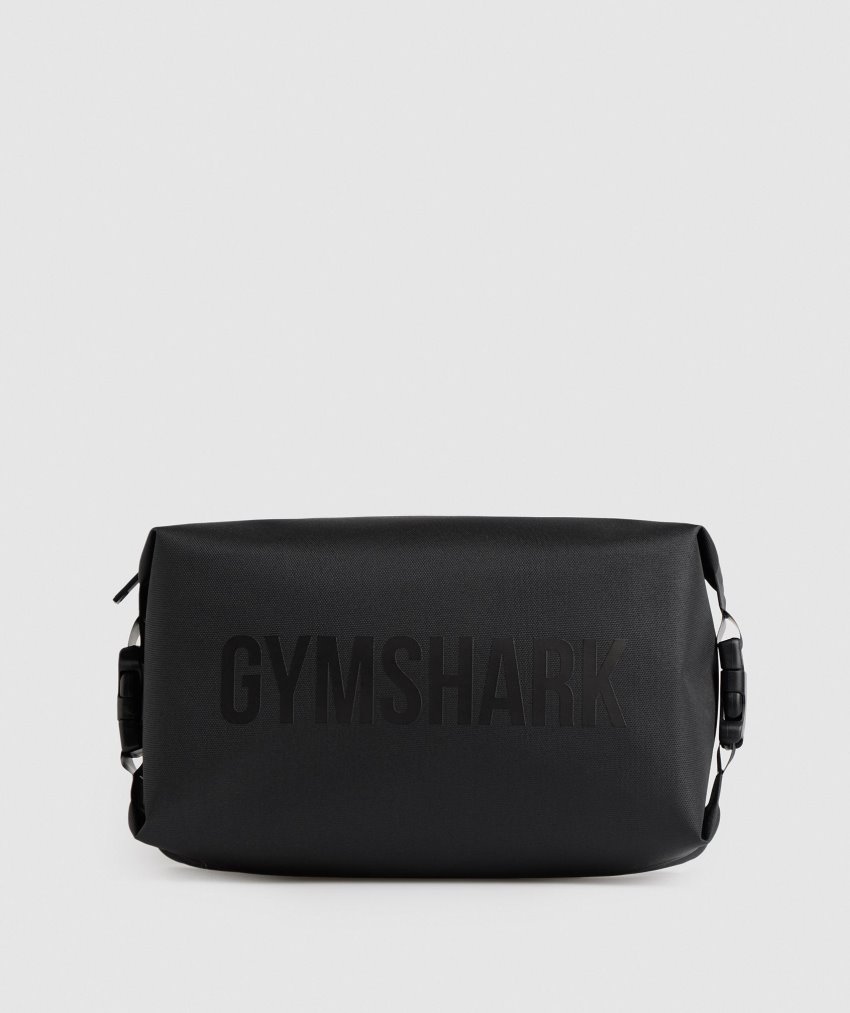 Black Men\'s Gymshark X-Series Washbag | CA4905-329