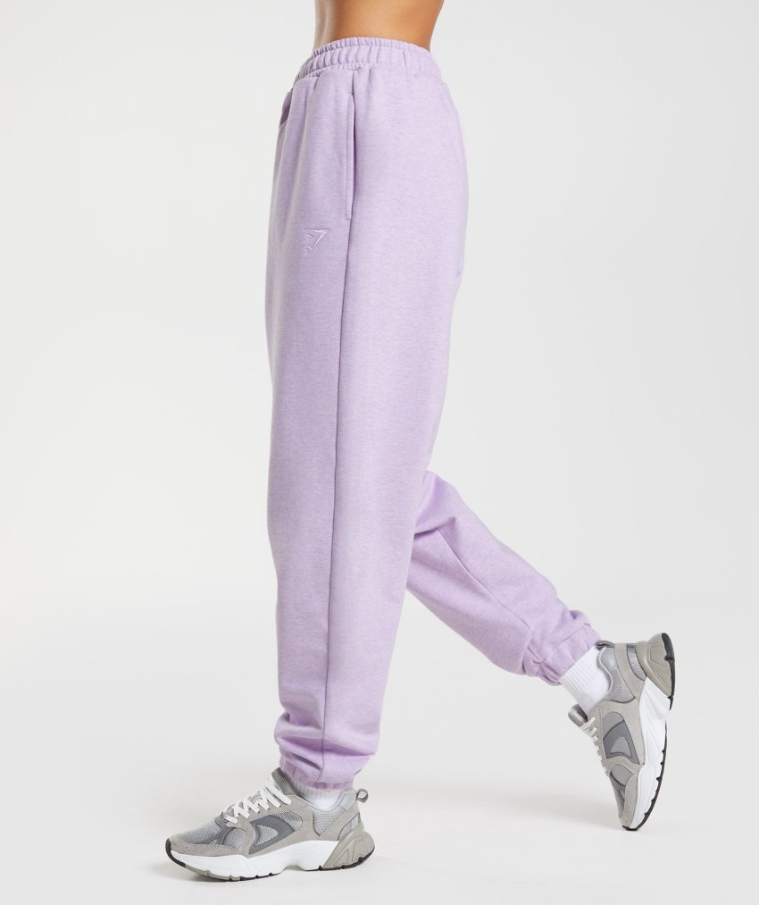 Purple Women's Gymshark Rest Day Sweats Jogger | CA8385-008